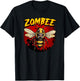 Zombee Zombie Bee Spooky Halloween Bee Costume T-Shirt - T-Shirt | Black