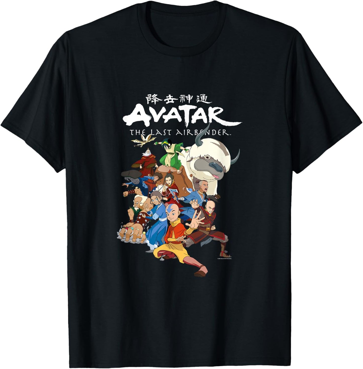 Avatar Collective Group Heroes Villains Characters Poses T-Shirt - T-Shirt | Black