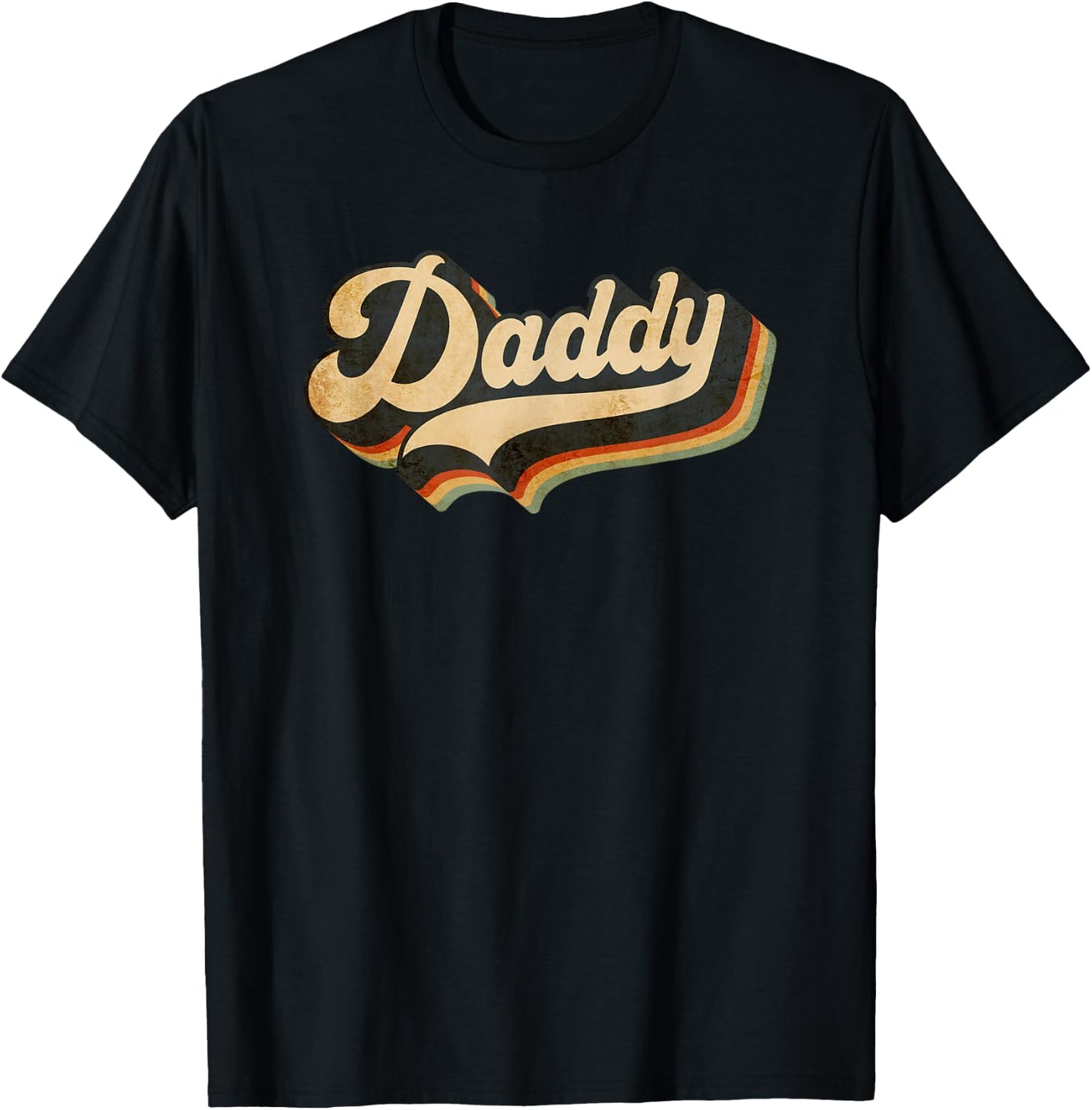 Daddy Gift from Kids for Dad Father's Day Daddy T-Shirt - T-Shirt | Black