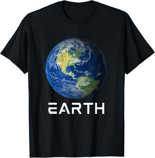 Solar System 3rd Planet Earth Outer Space T-Shirt - T-Shirt | Black