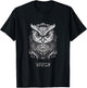 Who? Owl T-Shirt - T-Shirt | Black