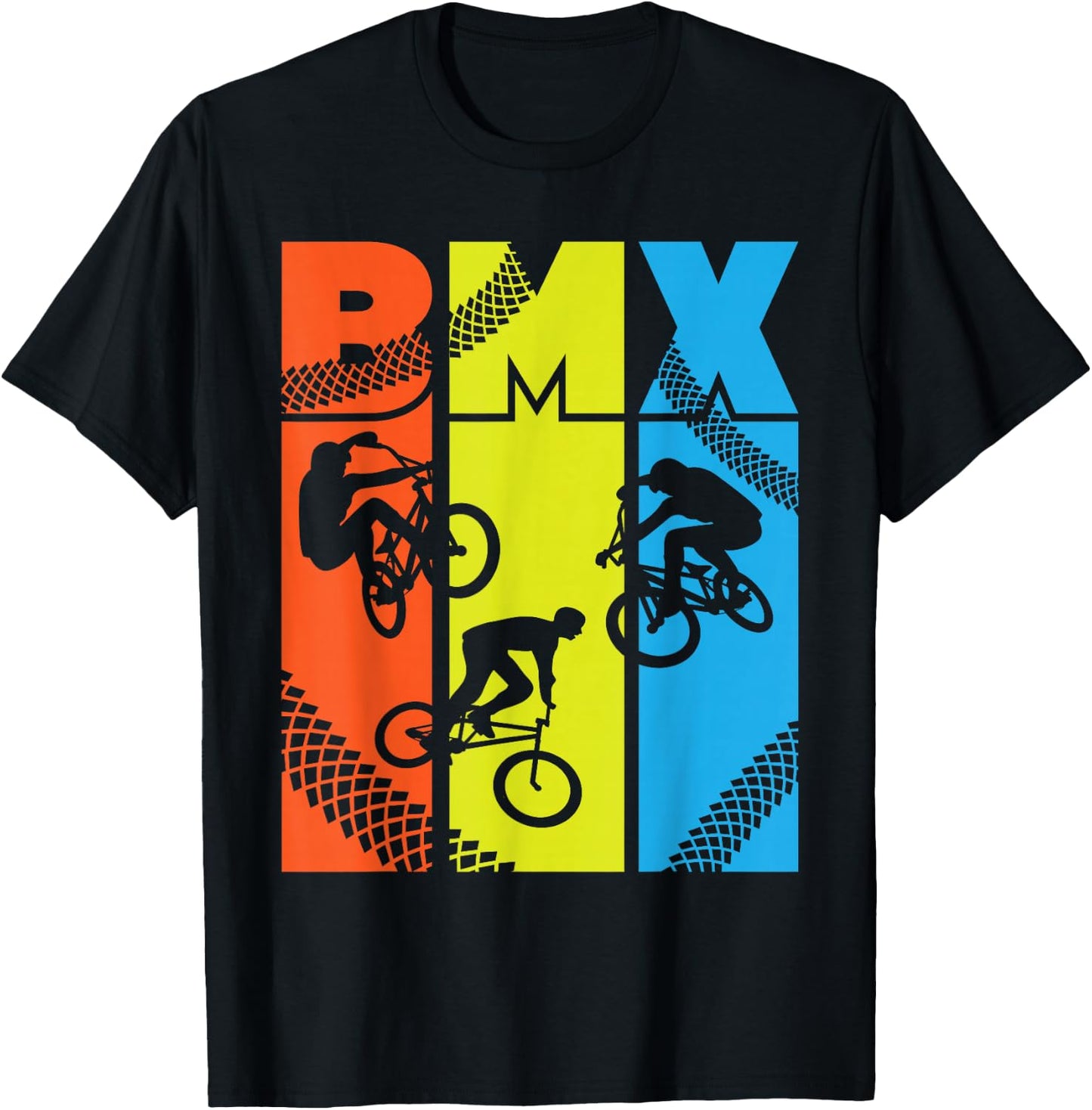 Vintage Retro BMX - Funny BMX Rider Bicycle Motocross T-Shirt - T-Shirt | Black