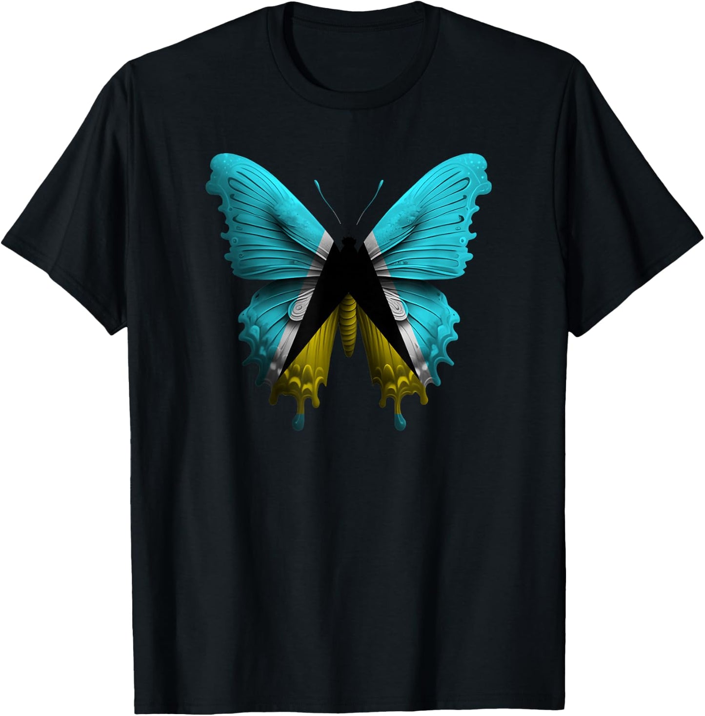 Saint Lucia T-Shirt - T-Shirt | Black