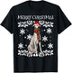Merry Christmas Ornament Greyhound Xmas Santa T-Shirt - T-Shirt | Black
