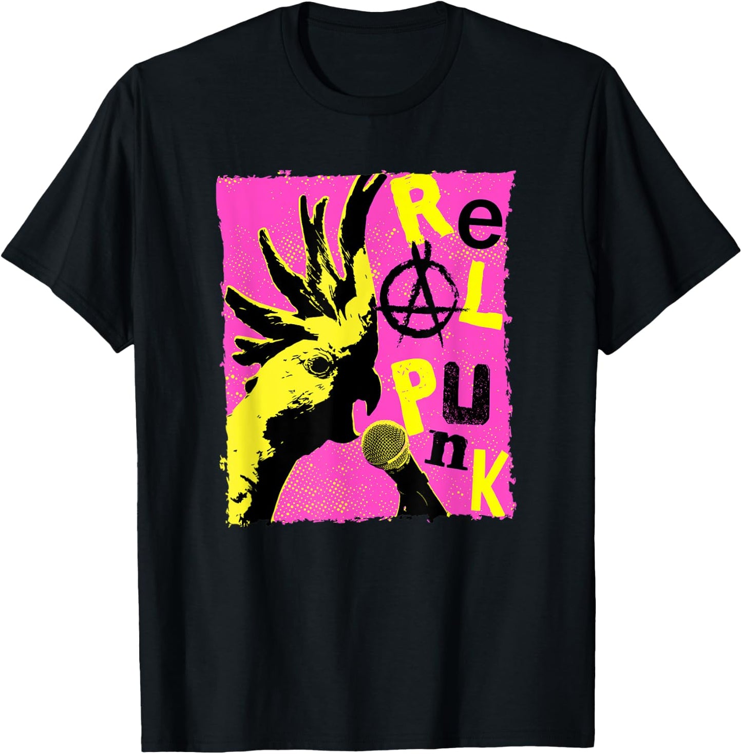Real Punk - Cockatoo T-Shirt - T-Shirt | Black