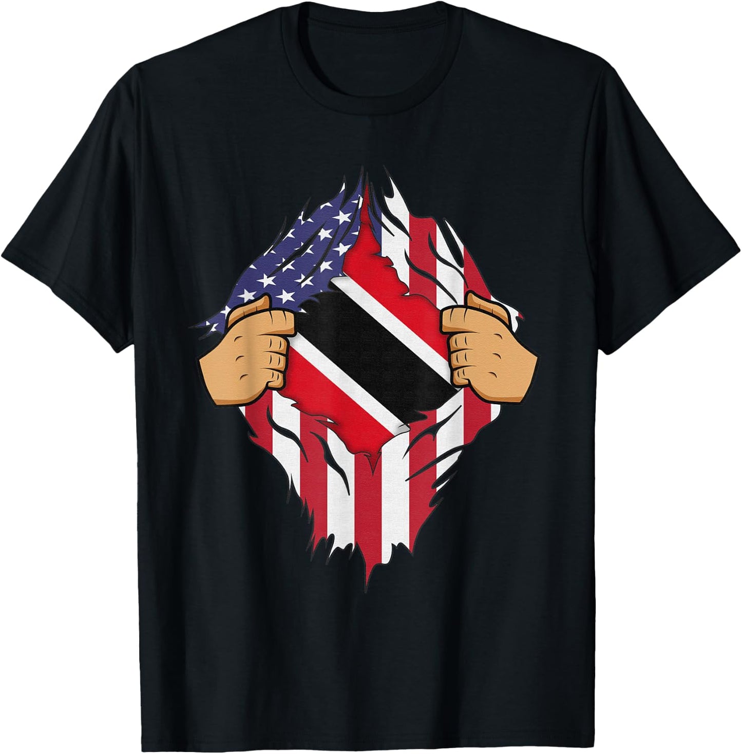 TRINIDAD AND TOBAGO FLAG Men Women Kids Gift T-Shirt - T-Shirt | Black