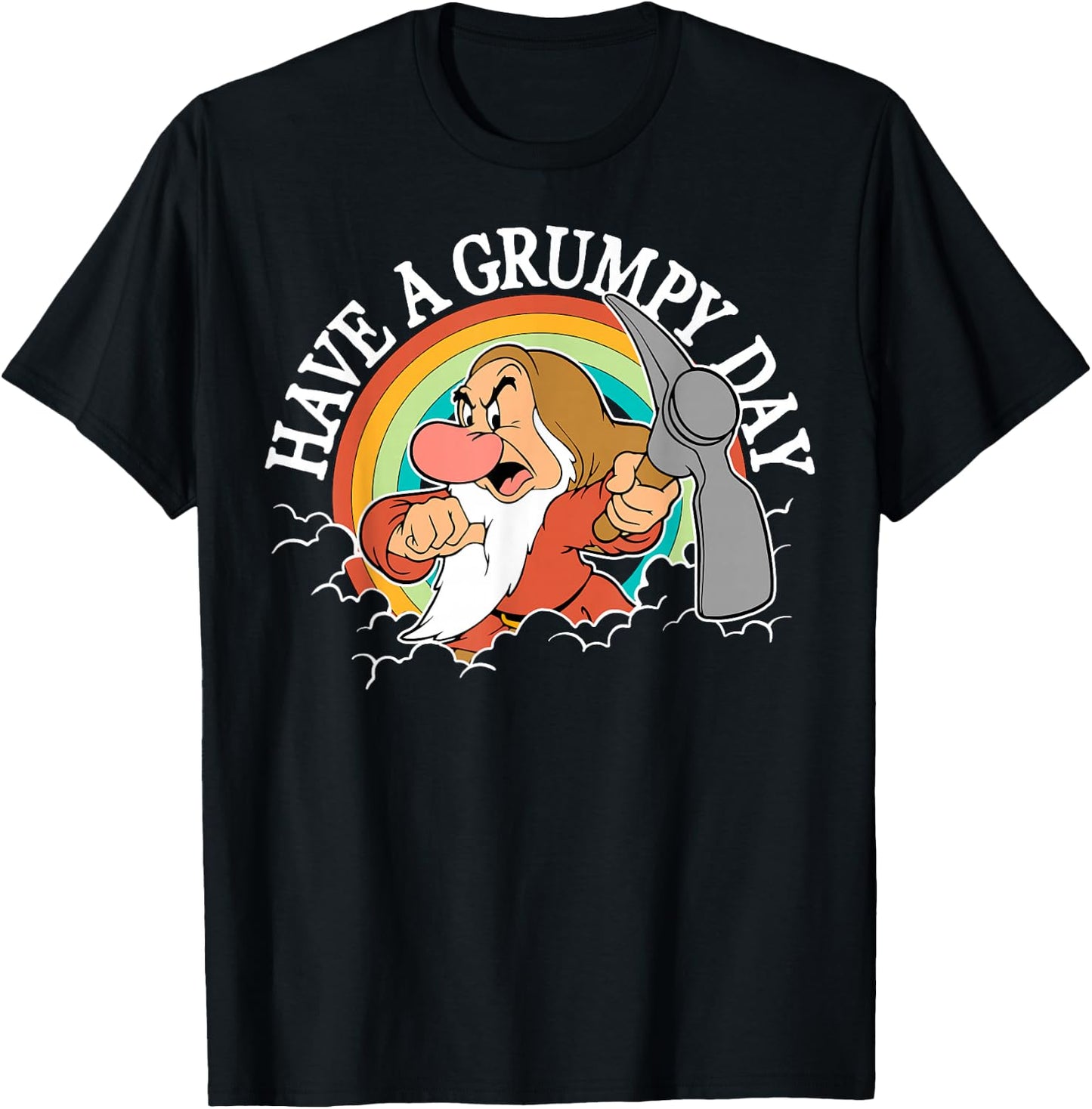 Disney Snow White Grumpy Have A Grumpy Day T-Shirt - T-Shirt | Black
