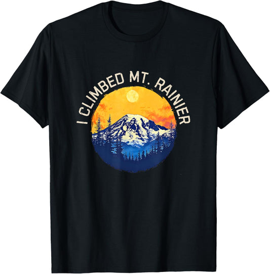 Mount Rainier Souvenir / Mt. Rainier T-Shirt - T-Shirt | Black