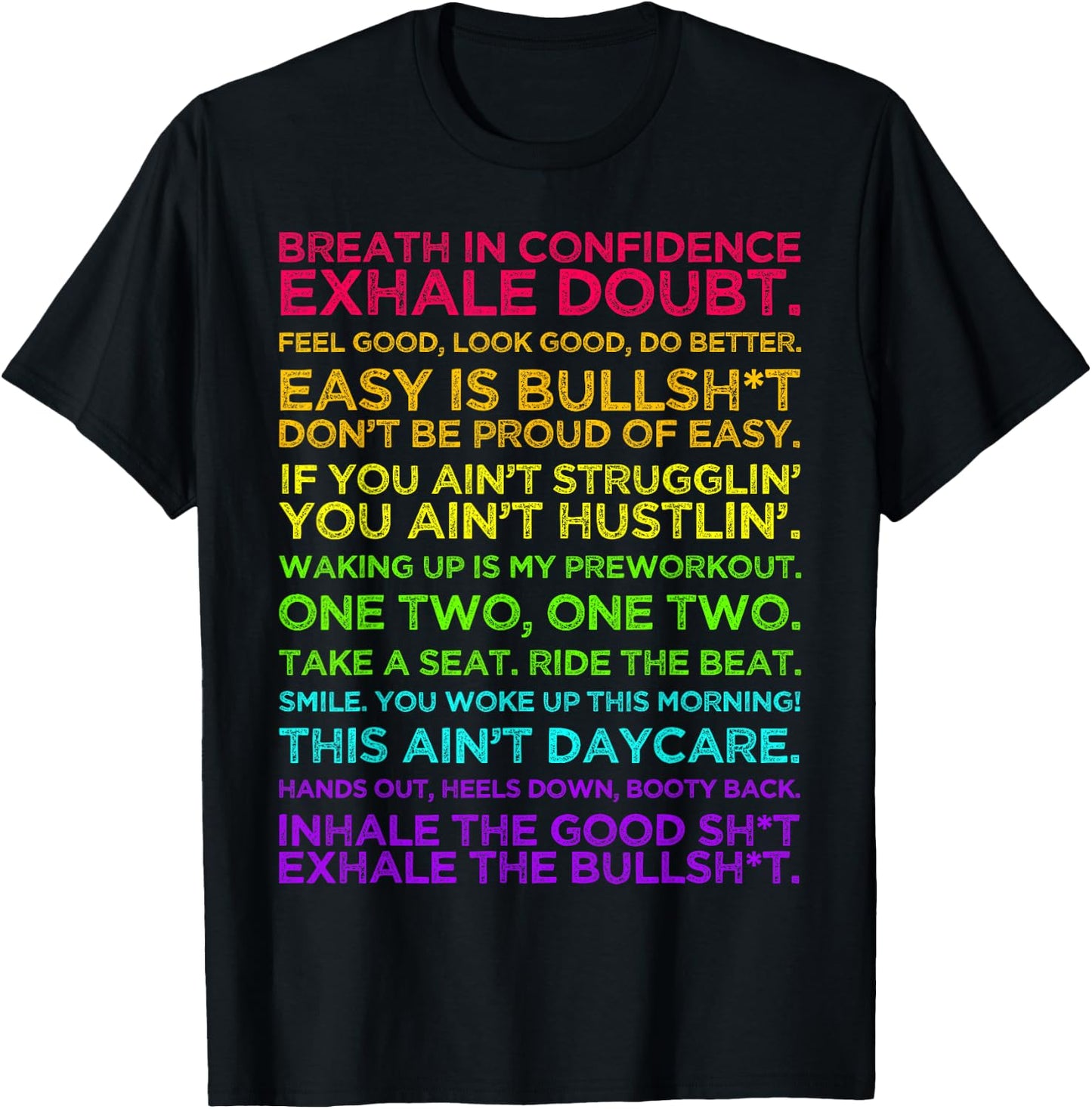 Alex Toussaint Motivational Quotes T-Shirt - T-Shirt | Black