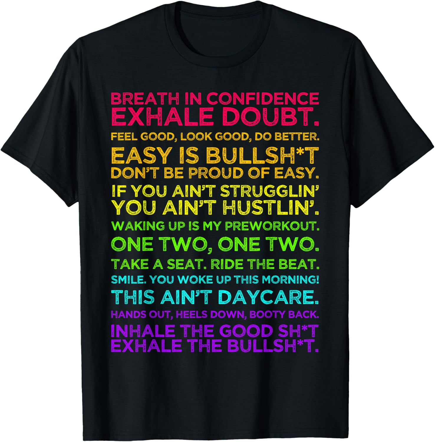Alex Toussaint Motivational Quotes T-Shirt - T-Shirt | Black