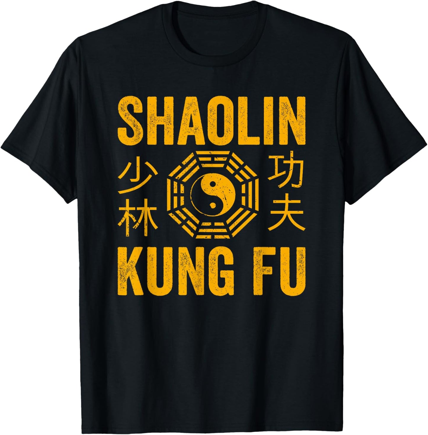 Shaolin Kung Fu Martial Arts Kung Fu T-Shirt - T-Shirt | Black