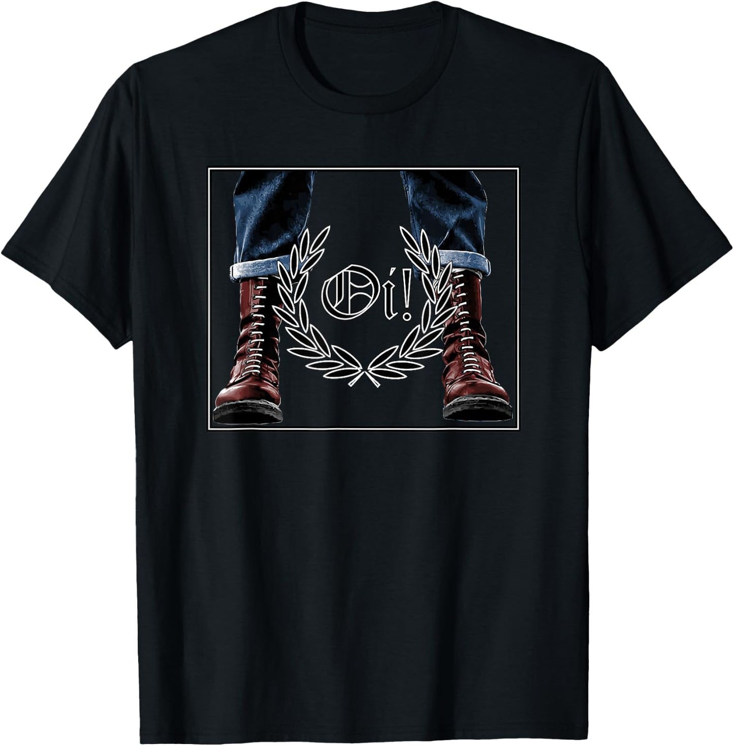 Skinhead Music Oi! Oi! Oi! T-Shirt - T-Shirt | Black
