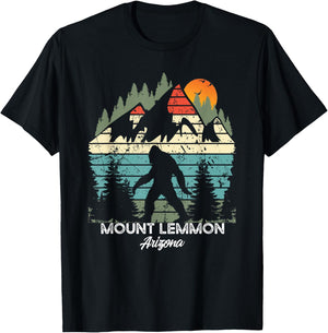 Vintage Mount Lemmon Arizona National Park Retro 80's T-Shirt - T-Shirt | Black