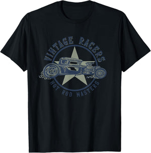 Hot Rod Vintage Racers Hotrod Masters Classic Oldschool Cars T-Shirt - T-Shirt | Black