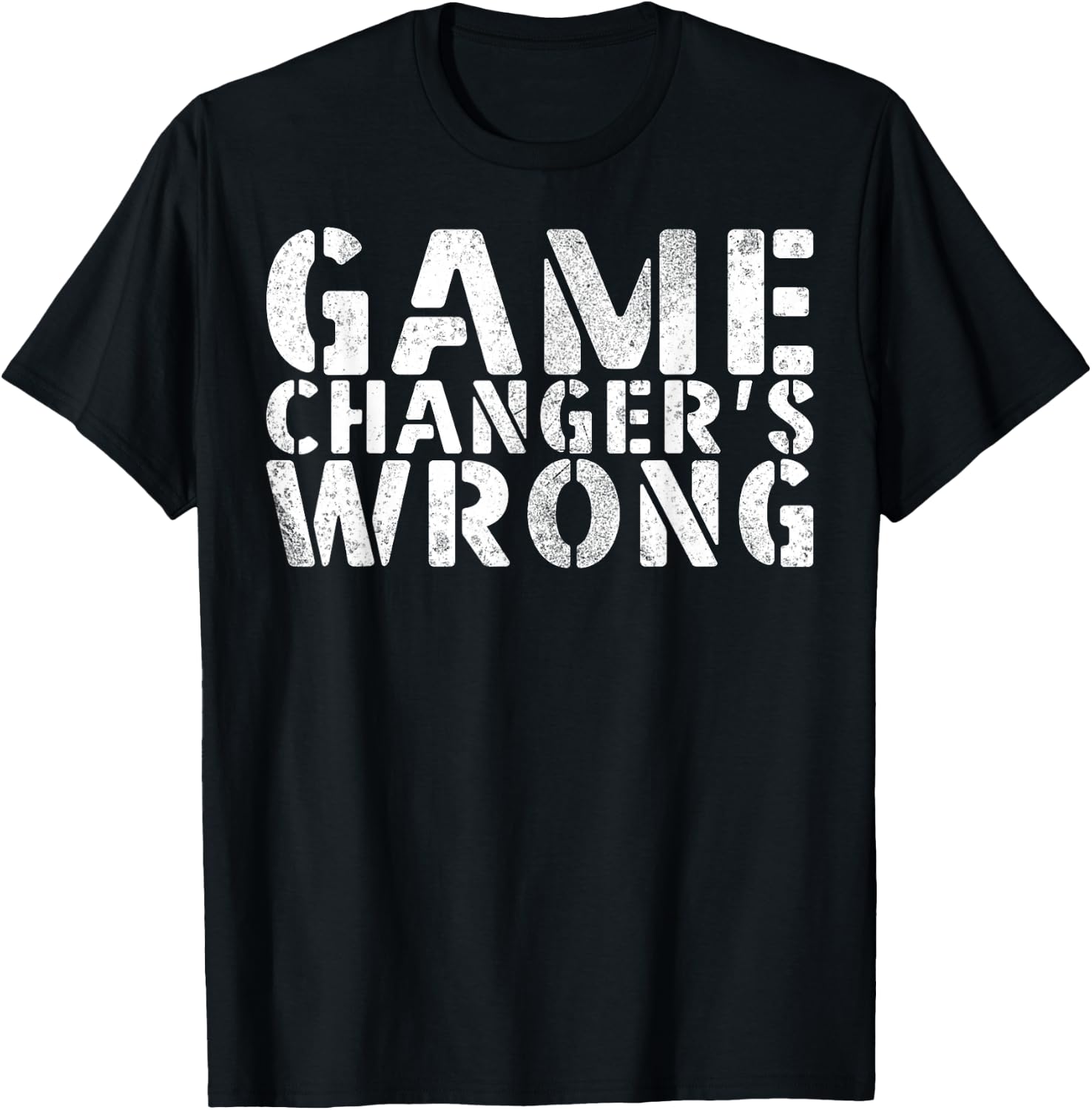 Game Changer's Wrong Baseball Softball Player T-Shirt - T-Shirt | Black