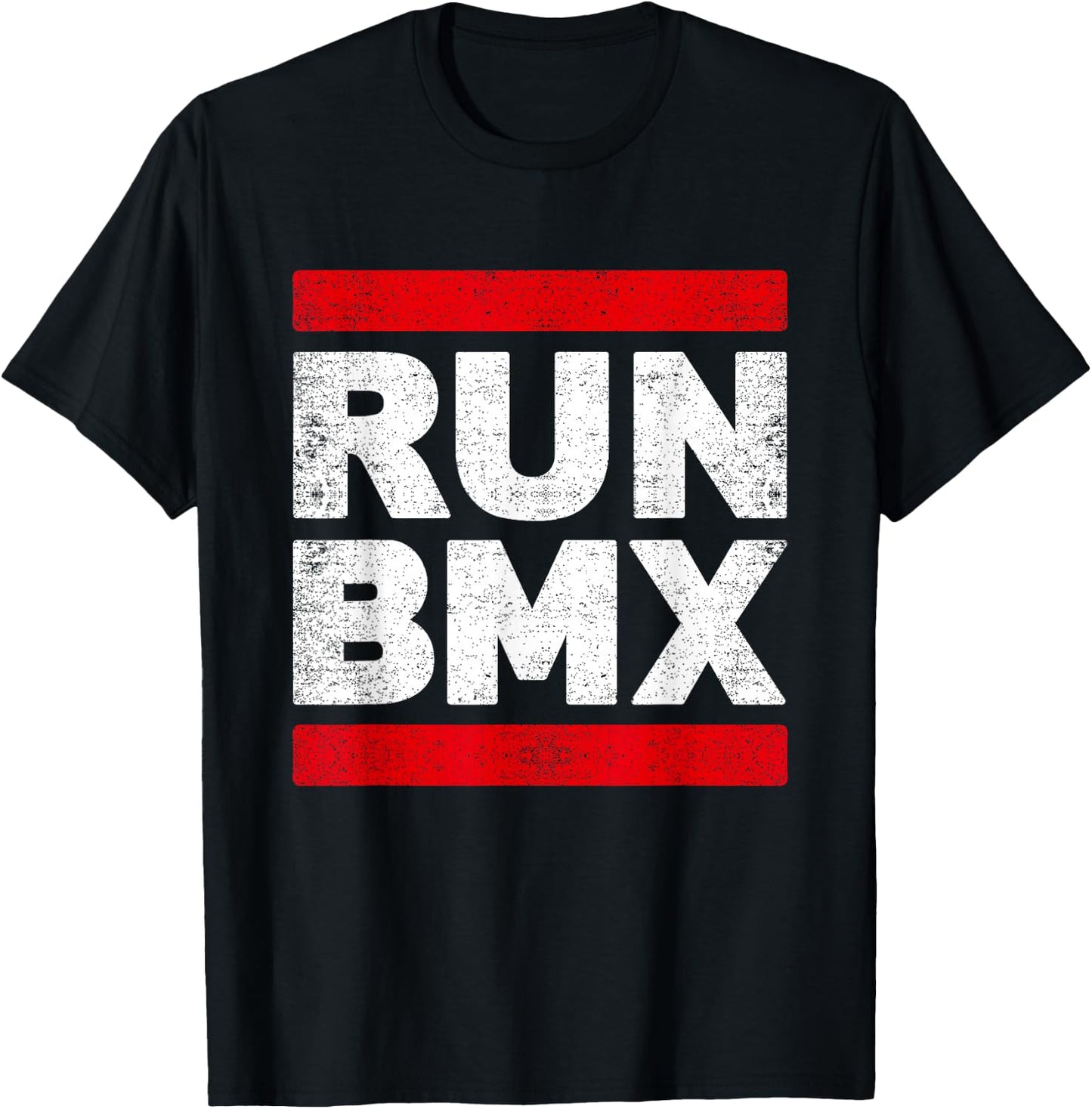 BMX Vintage Shirt Bicycle Gift Run BMX T-Shirt - T-Shirt | Black