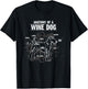 Anatomy of A Wine Dog Breed Puppy Pet Lover Pun Gift T-Shirt - T-Shirt | Black