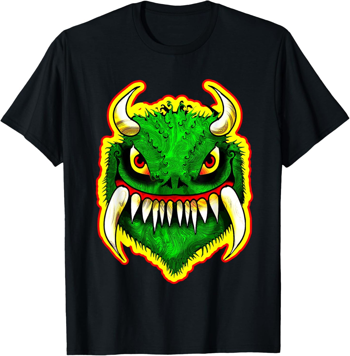 The Hodag of Rhinelander, Wisconsin Monster Cryptid Creature T-Shirt - T-Shirt | Black