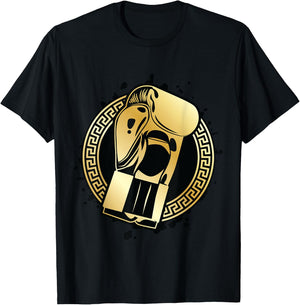 Boxing Gloves Gold Fighter Symbol Winner Punch Gym Champ T-Shirt - T-Shirt | Black