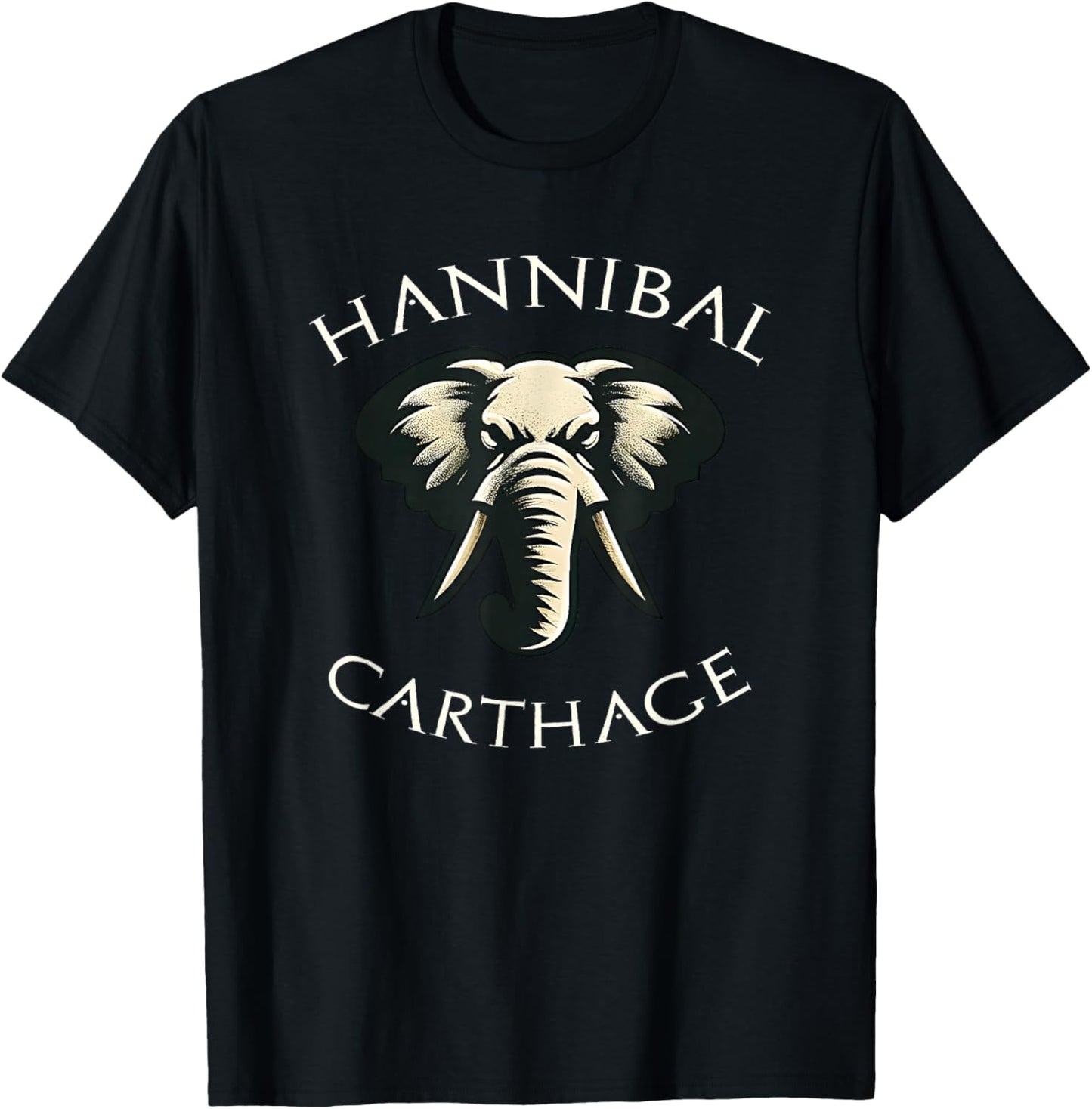 Hannibal Carthage War Elephant T-Shirt - T-Shirt | Black