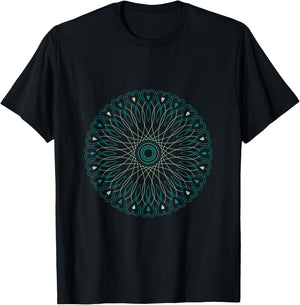 Dawali Hindu Mandala T-Shirt - T-Shirt | Black