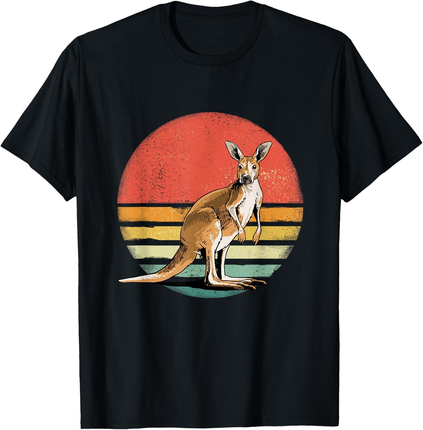 Retro Vintage Kangaroo Shirt For Kangaroo Lovers T-Shirt - T-Shirt | Black