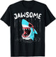 Shark Shirt - Funny Jawsome Shark Bite Hilarious Beach T-Shirt - T-Shirt | Black