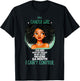 Cancer Zodiac Sign Shirts for Afro American Girls and Women T-Shirt - T-Shirt | Black