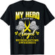 My Hero Is Now My Angel Neuroblastoma Children Cancer Gift T-Shirt - T-Shirt | Black