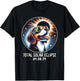 Solar Eclipse Beagle Wearing Glasses Pet April 8 2024 T-Shirt - T-Shirt | Black