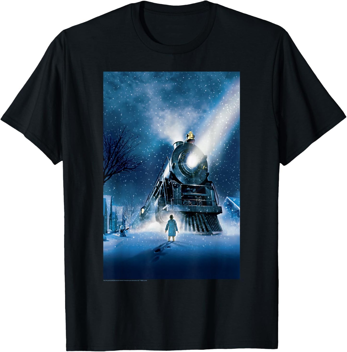 The Polar Express Poster T-Shirt - T-Shirt | Black