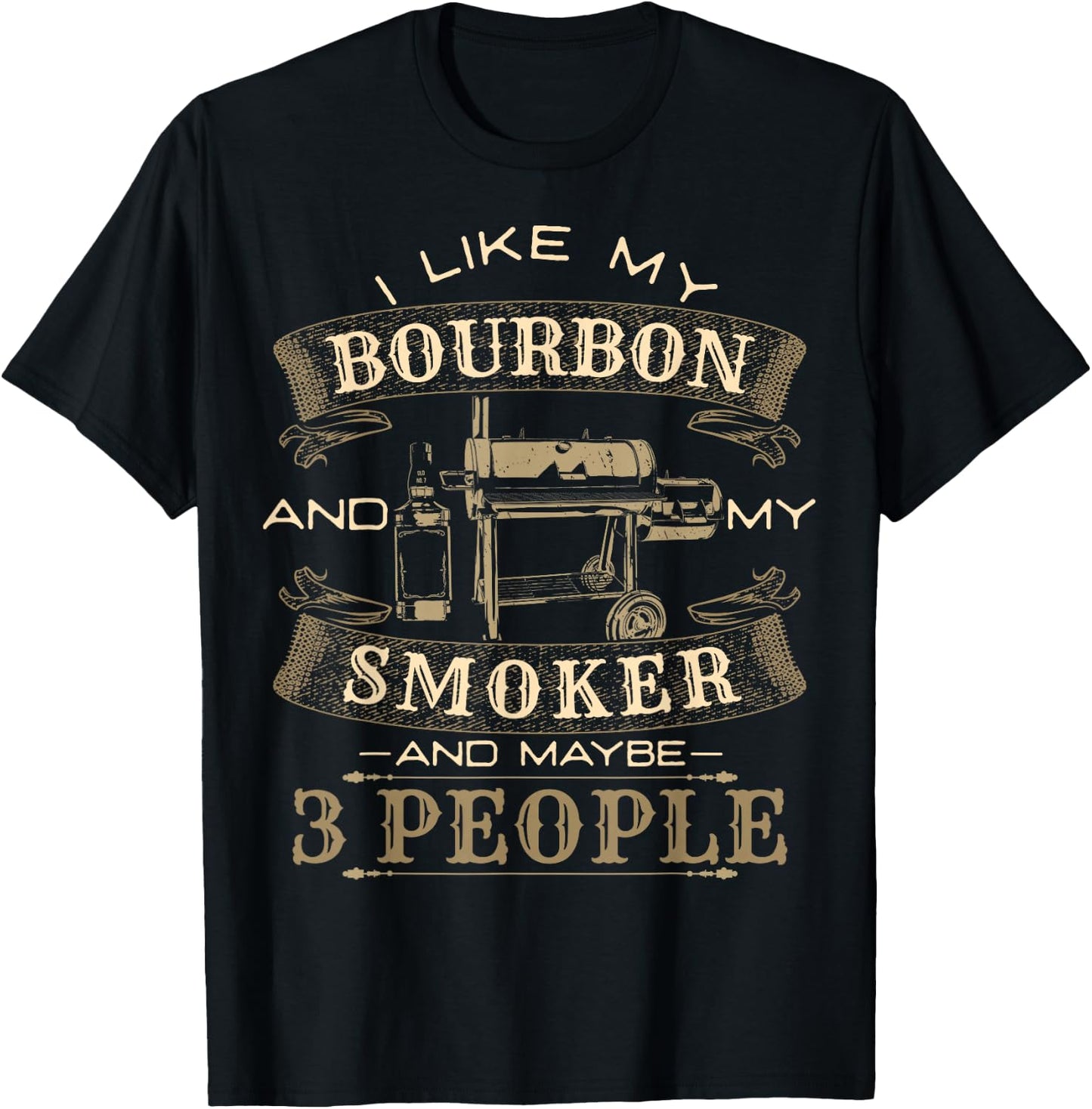 Funny BBQ Grillmaster T-Shirt - T-Shirt | Black