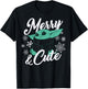 Star Wars The Mandalorian Christmas The Child Merry & Cute T-Shirt - T-Shirt | Black