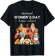 8th March Happy International Women's Day Inspire Inclusion T-Shirt - T-Shirt | Black