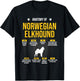 Anatomy Of Norwegian Elkhound Dog Lover Women T-Shirt - T-Shirt | Black