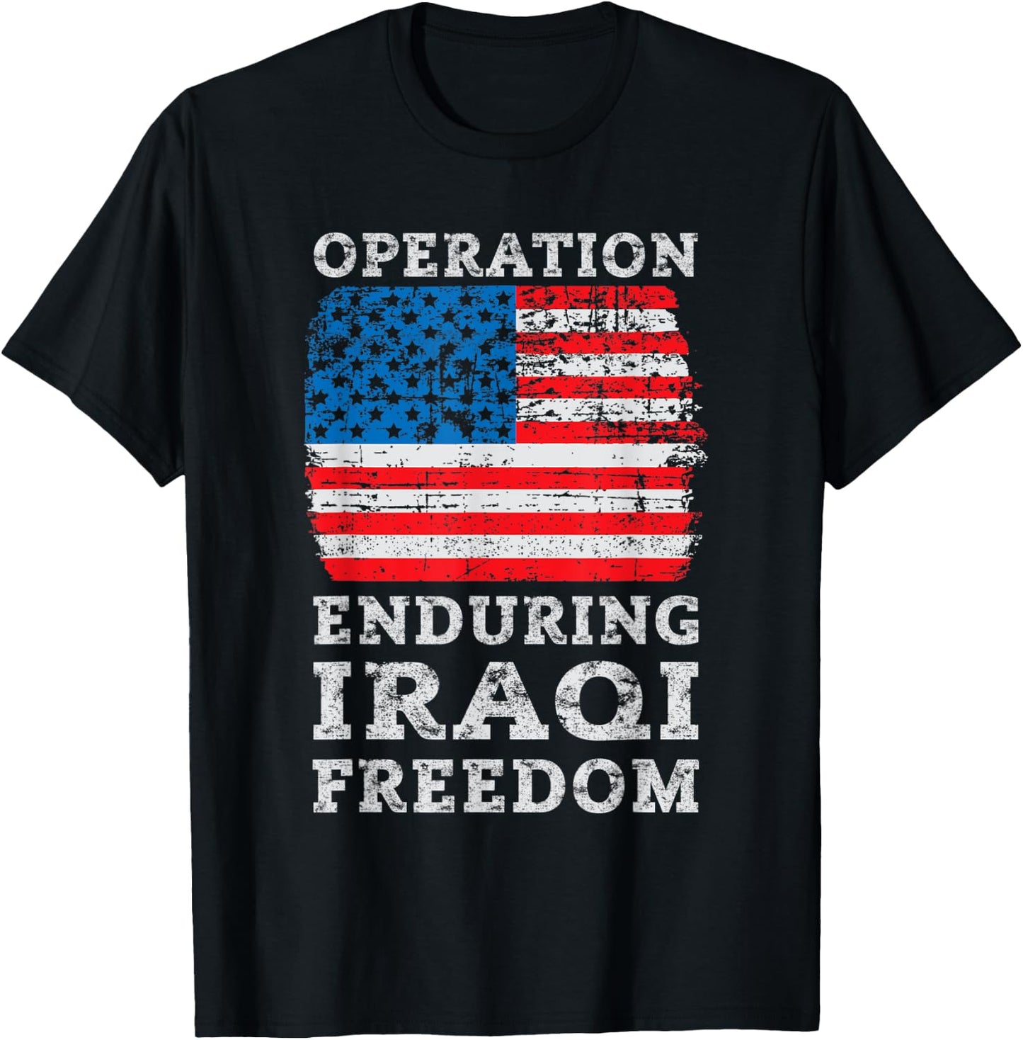 Military Operation Enduring Iraqi Freedom T-Shirt - T-Shirt | Black