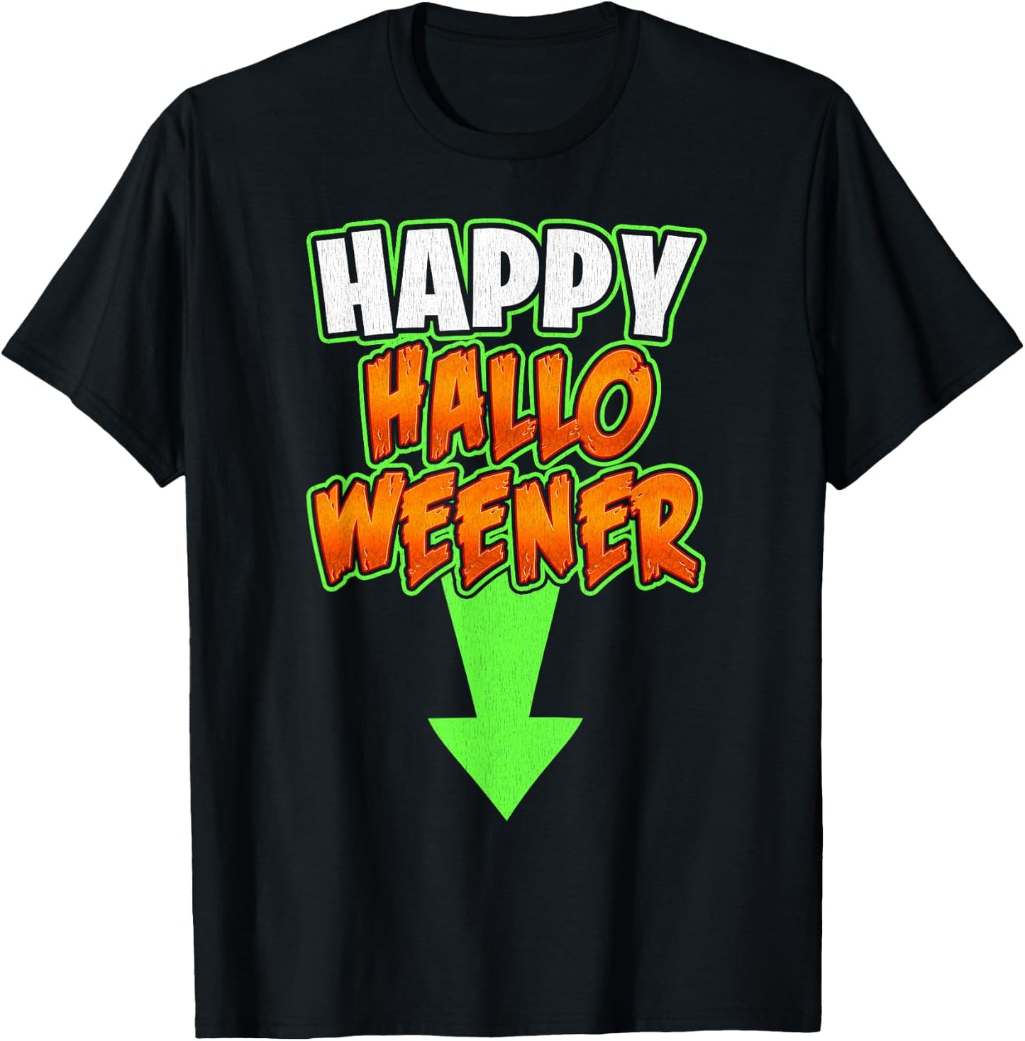 Happy Hallo Weener T-Shirt - T-Shirt | Black