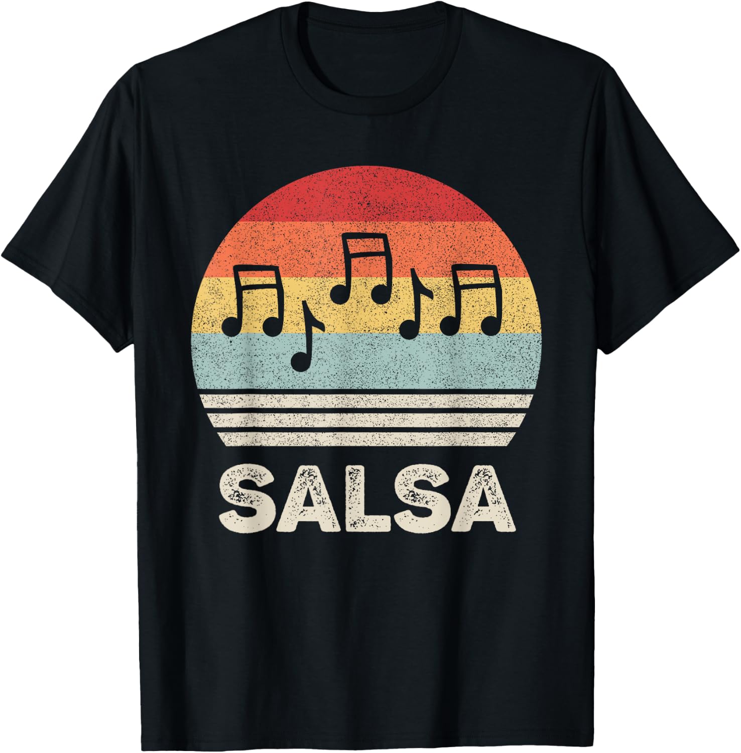 Retro Salsa Dancing Shirt Salsa Dancer Gift Latin Dancing T-Shirt - T-Shirt | Black