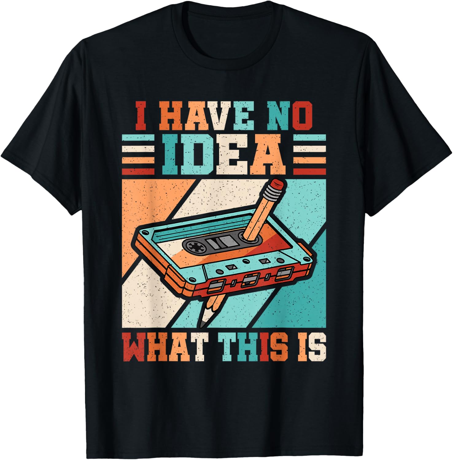 I Have No Idea What This is 80s 90s Outfit Boys Girls Kids T-Shirt - T-Shirt | Black