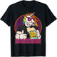 Daddycorn Father & Father's Day Gift Unicorn Dad T-Shirt - T-Shirt | Black