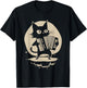 Cat Accordion T-Shirt - T-Shirt | Black