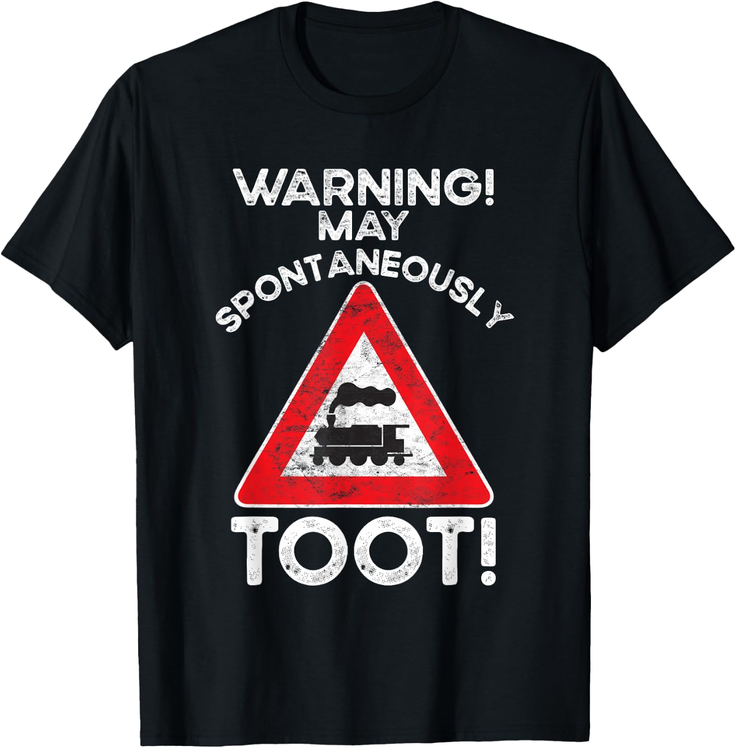 Sorry I Tooted Train Lover Warning I May Talk About Trains T-Shirt - T-Shirt | Black