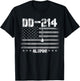 Patriotic DD-214 Alumni Military Veteran T-Shirt - T-Shirt | Black