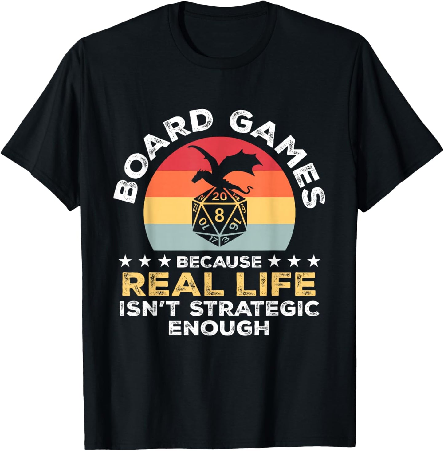 Tabletop Games Board Game Collectors Fantasy Board Games T-Shirt - T-Shirt | Black
