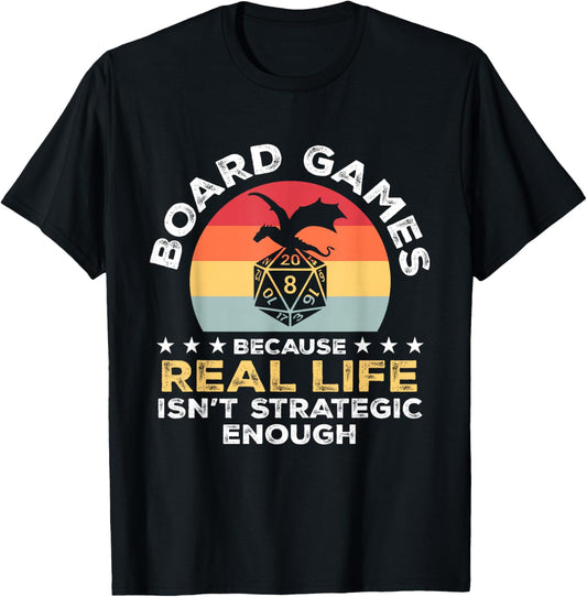 Tabletop Games Board Game Collectors Fantasy Board Games T-Shirt - T-Shirt | Black