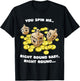 Funny Jewish Dreidel Spin Me Round Cute Hanukkah T-Shirt - T-Shirt | Black