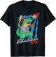Baseballsaurus T-Rex Dinosaur Baseball Player Dino Sports T-Shirt - T-Shirt | Black