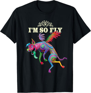 Disney Pixar Coco Dante I'm So Fly T-Shirt - T-Shirt | Black