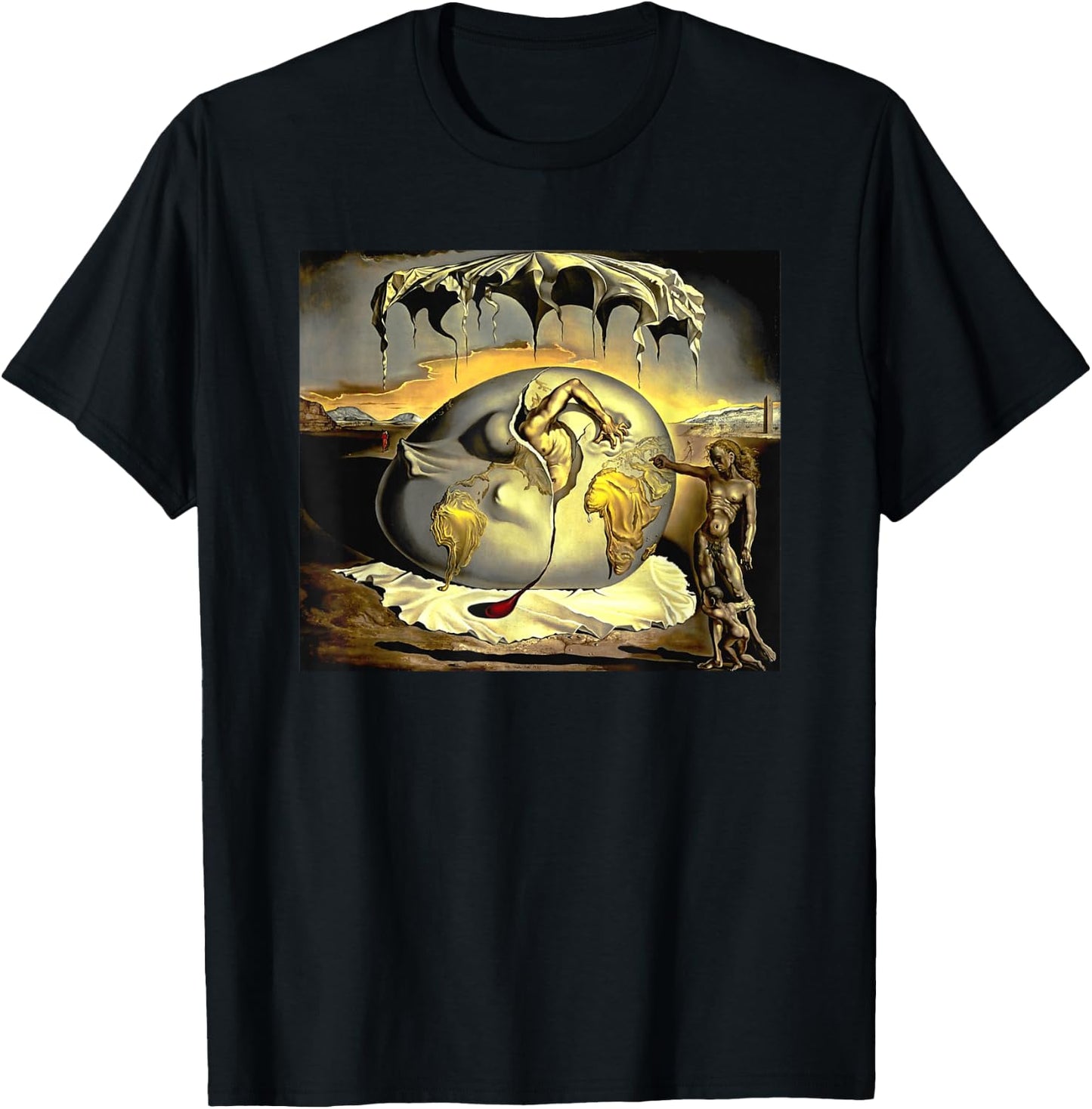 Famous Painting Illustration. T-Shirt - T-Shirt | Black