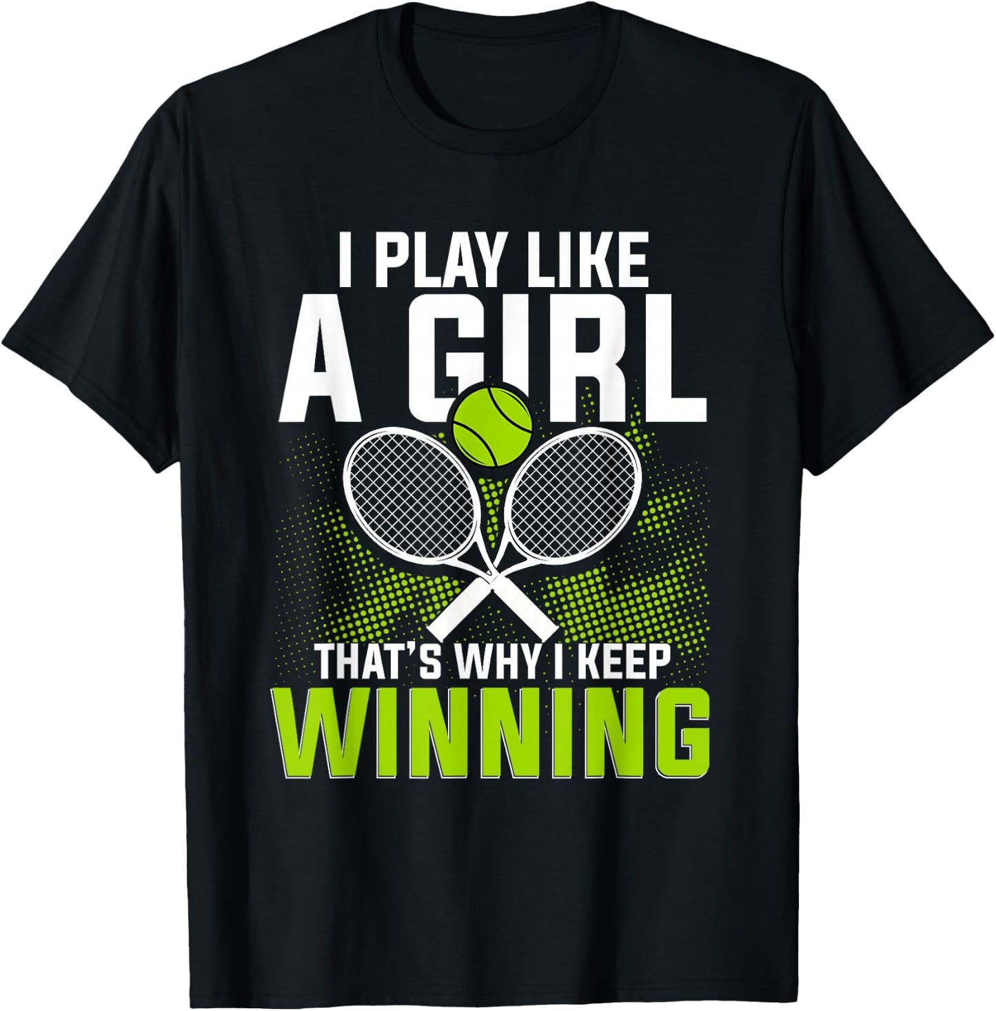 Tennis Club Pro Fan Tennis Lover Coach Tennis Racket T-Shirt - T-Shirt | Black